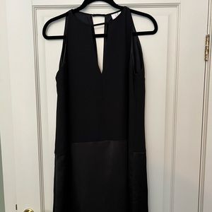 Black Two-tone Parker Dress